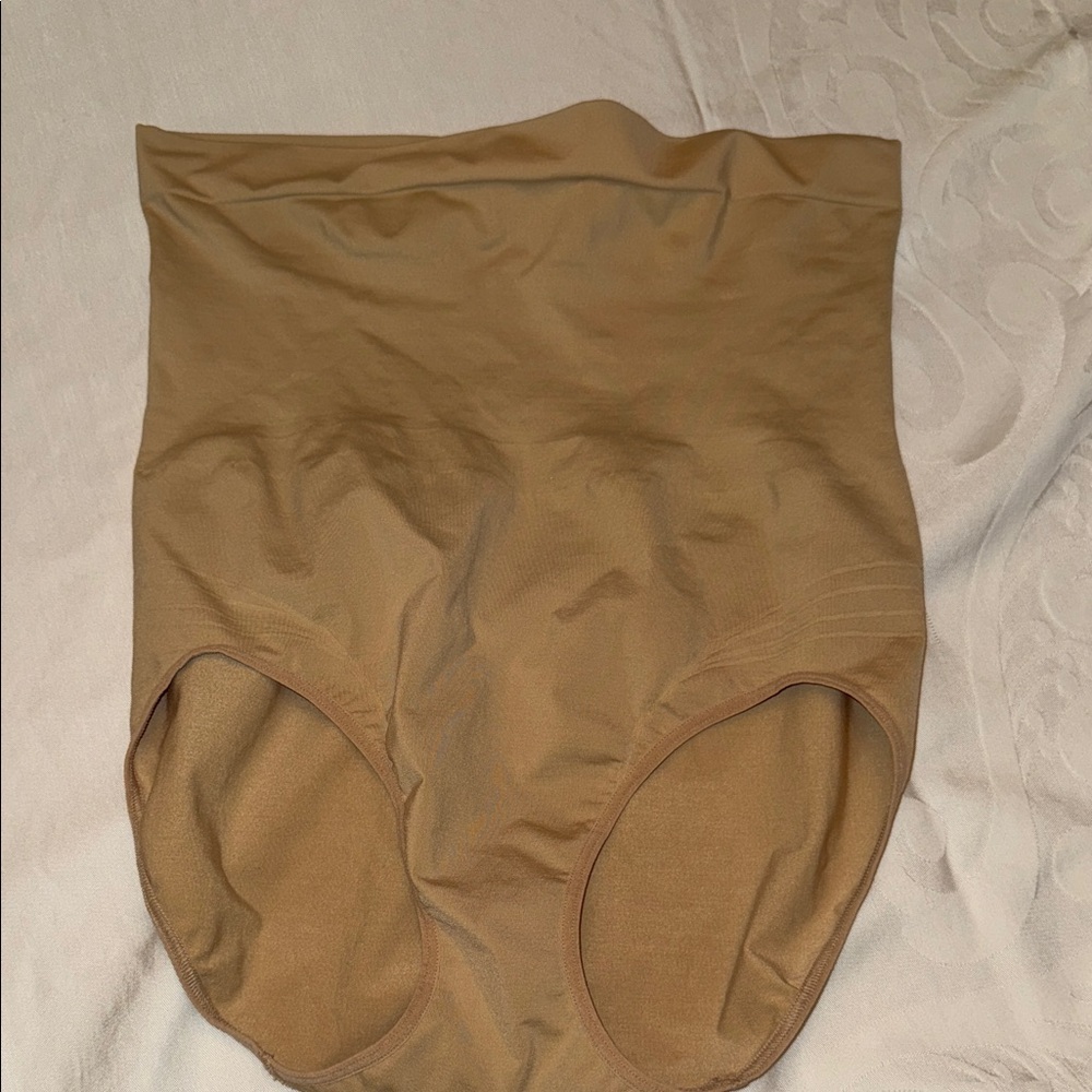 High-Waisted Tan Shapewear